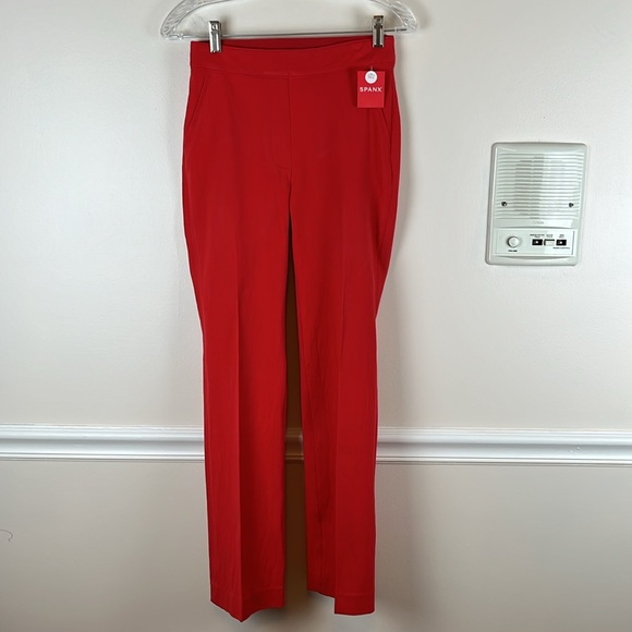 SPANX  Polished Kick Flare Pant in True Red, Size XS Tall, NWT - Picture 16 of 16